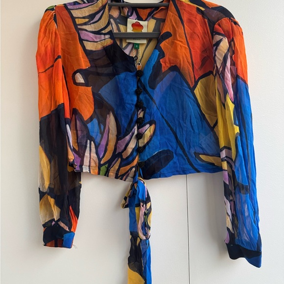 FARM Rio Multicolor Abstract Blouse - Picture 3 of 3